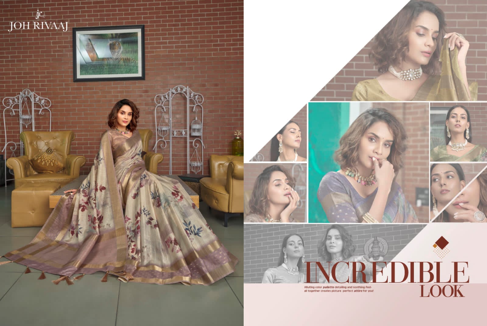 Jaipriya Vol890 By Joh Rivaaj Silk Partywear Saree catalog 
